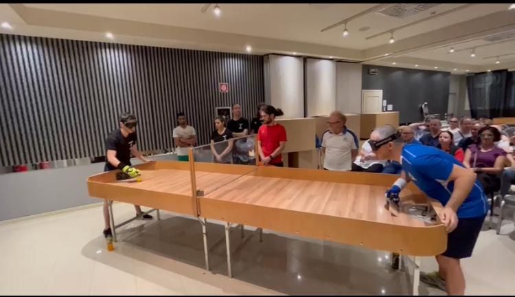 Immagine di due giocatori durante una partita